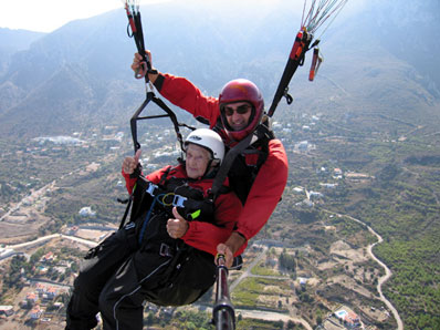 Parasailing in North Cyprus